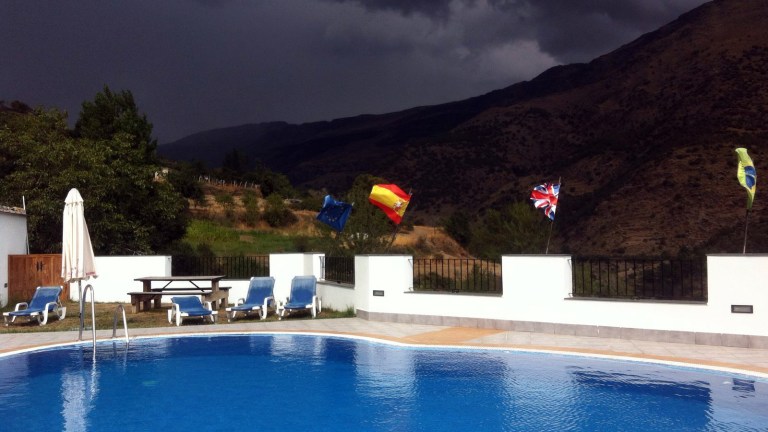 Swimming pool at La Fragua II
